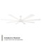 Modern Forms Fans Size Matters Indoor or Outdoor Smart Ceiling Fan in Matte White FR-W2403-84-MW - alternate 9